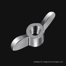 Customized stamped stainless steel zinc plated butterfly wing nut